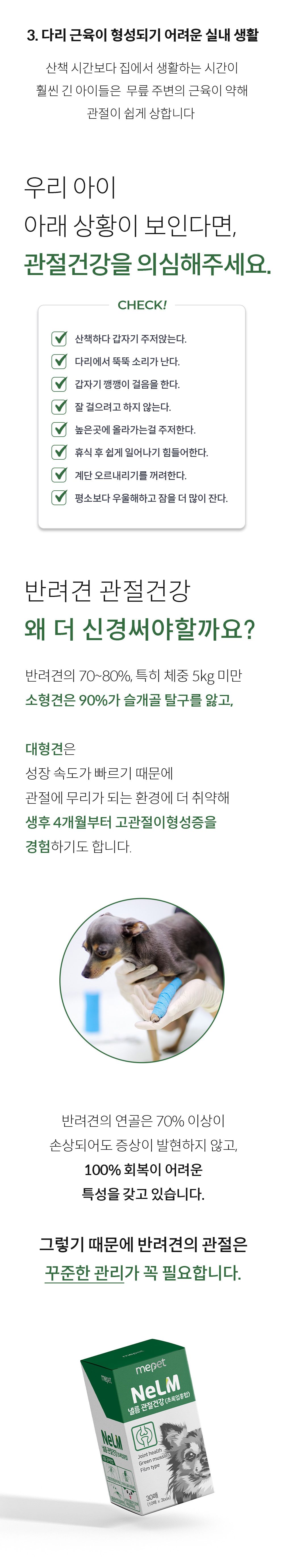 [추가증정] 미펫 낼름 관절 30매입 + 10매입 증정  6번째