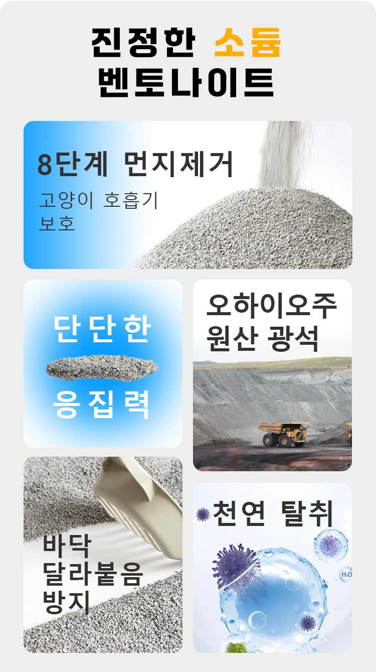 [NEW신상][무료배송] 런롱펫 벤토나이트 모래 와이오밍 6kg 3번째