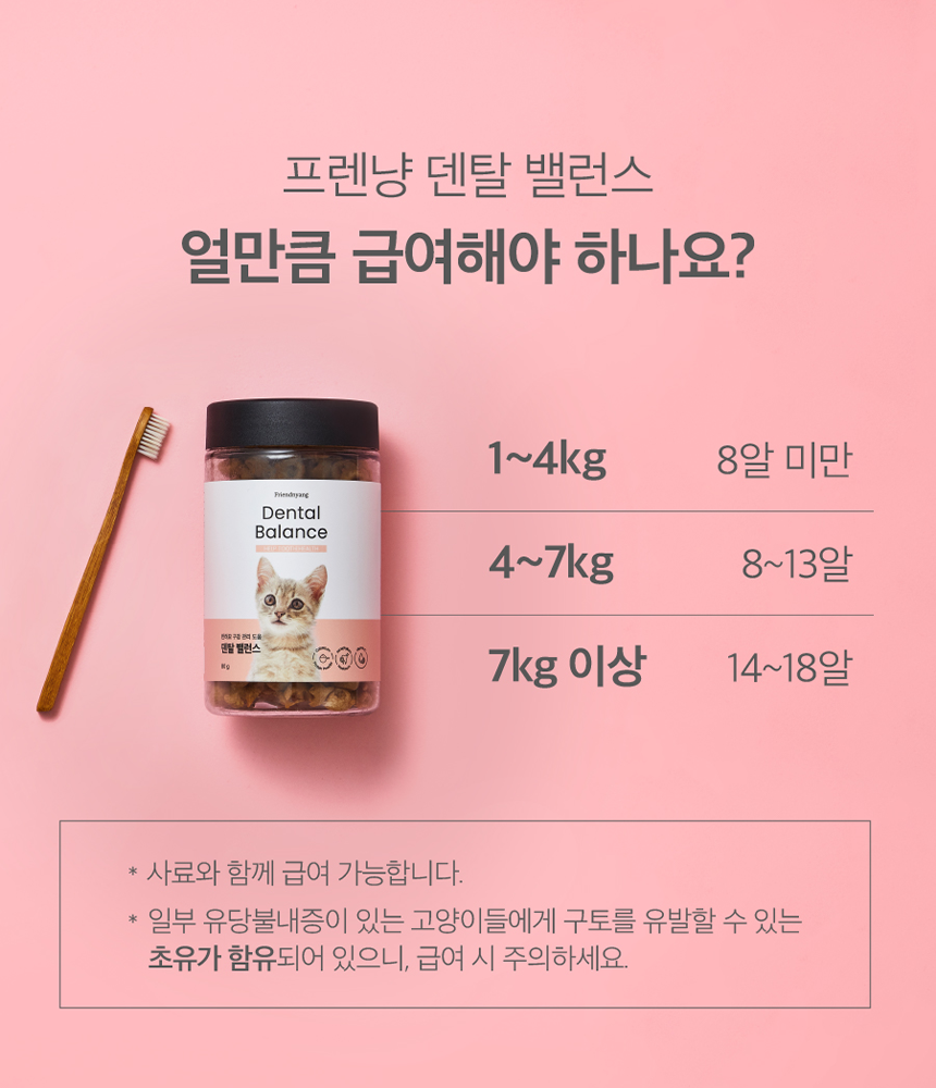 [무료배송] 프렌냥 덴탈 밸런스 닭고기맛 80g 10번째