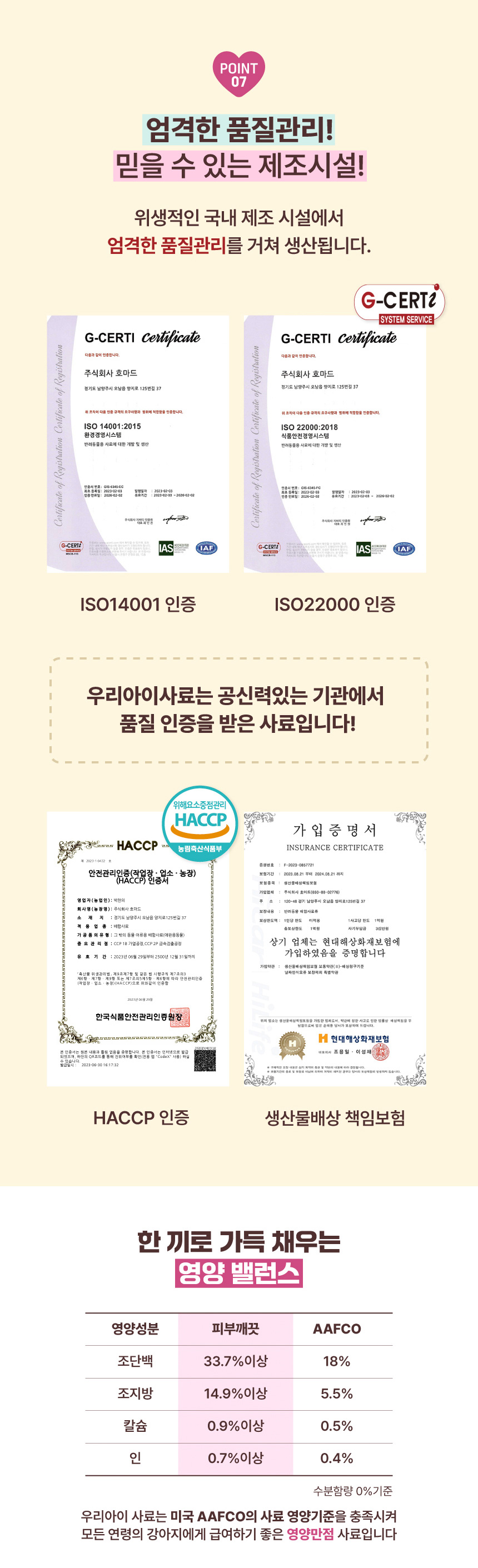 [NEW신상][무료배송] 데이스포 독 우리아이 피부깨끗 사료 1.8kg 11번째