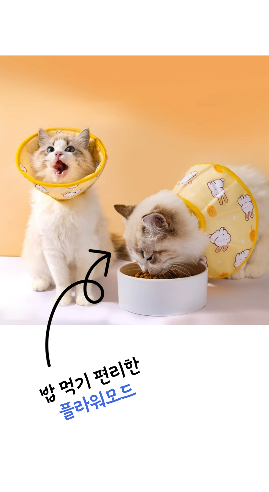 알뜰펫 컬러풀 넥카라 옐로우/핑크/블루 6번째