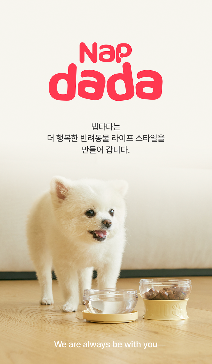 [무료배송] 냅다다 강아지 맘마줘 도시락 (3colors) 5번째