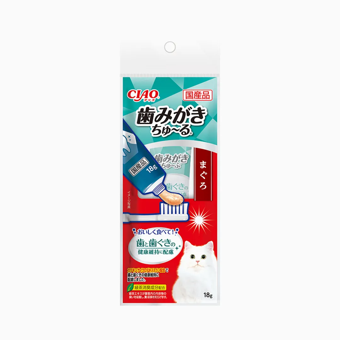 이나바 캣 챠오 치약츄르 참치 18g