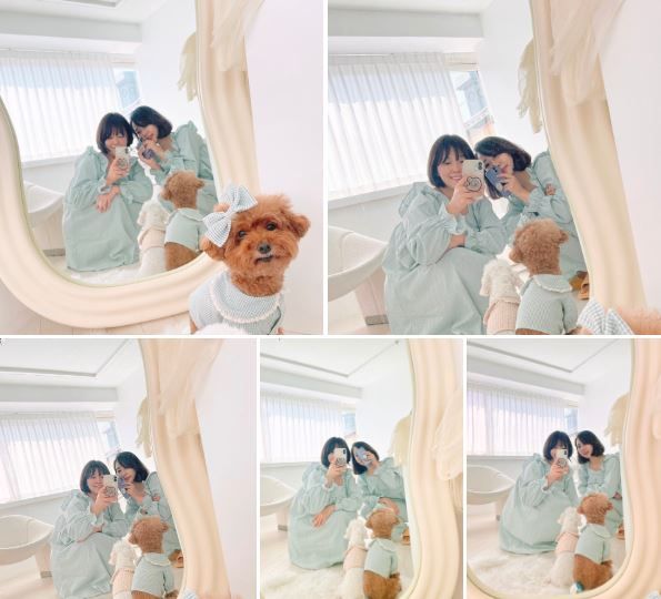 [무료배송] 찰리롤리 데일리 체크 잠옷 레이스 파자마 베이지/민트/핑크 S-2XL  14번째