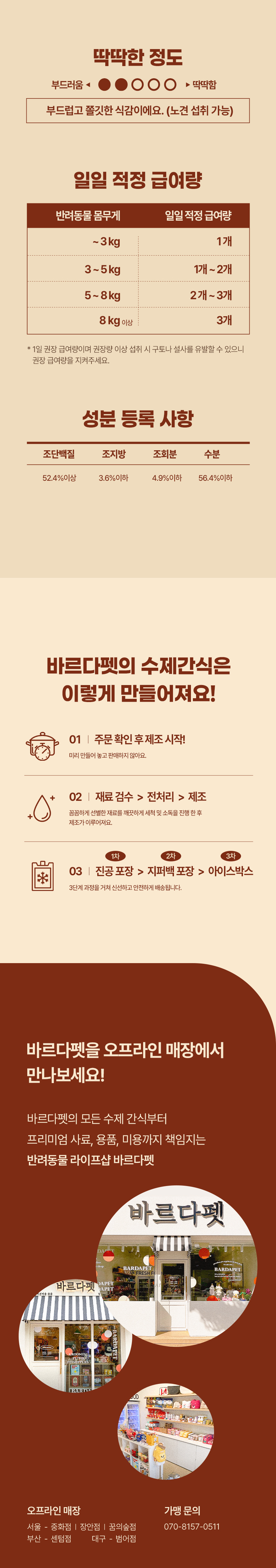 [무료배송][2개] 바르다펫 무항생제 치킨안심육포 80g 6번째