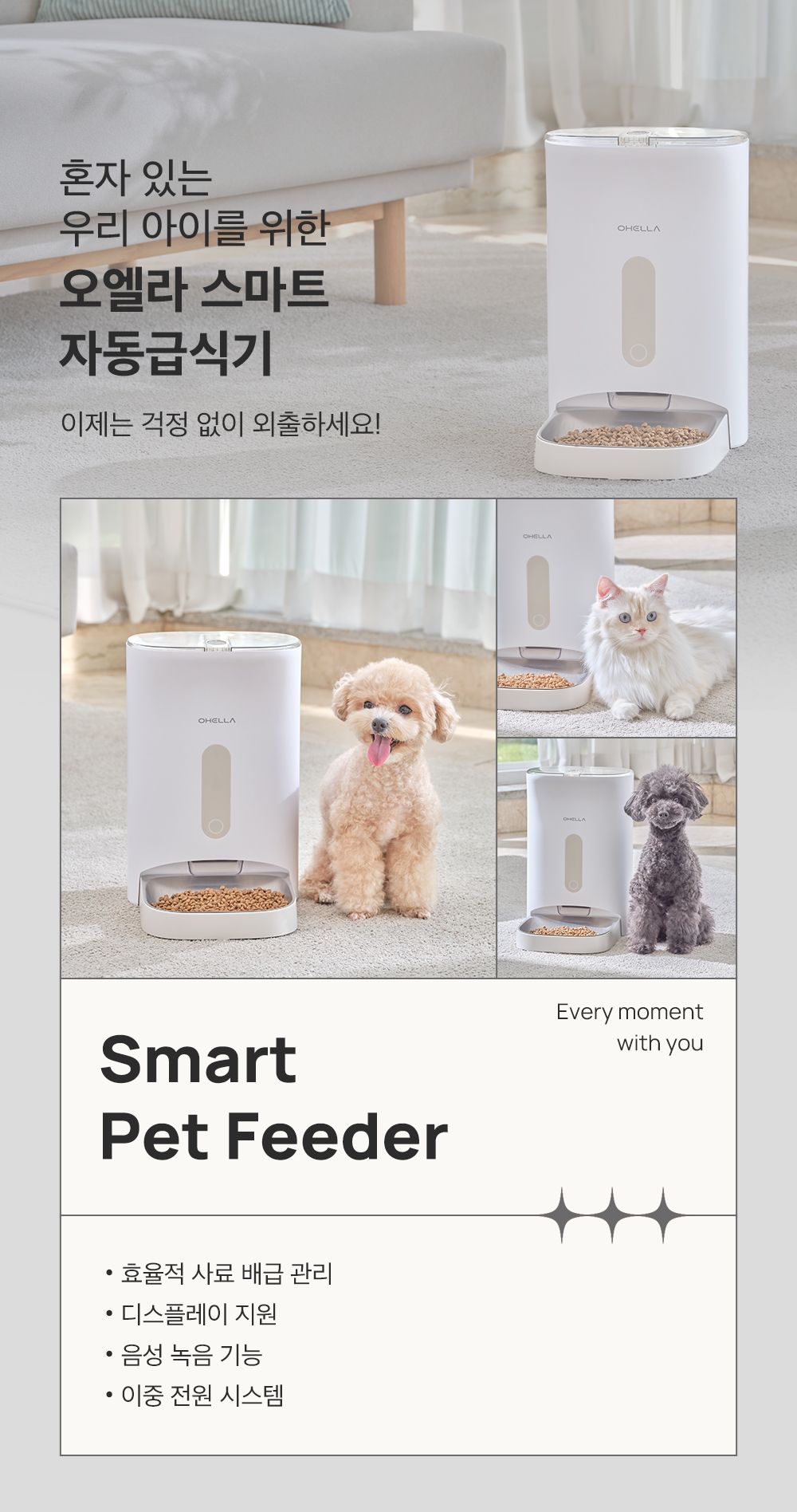 [무료배송] 앱코 반려동물 스마트 자동급식기 40번째