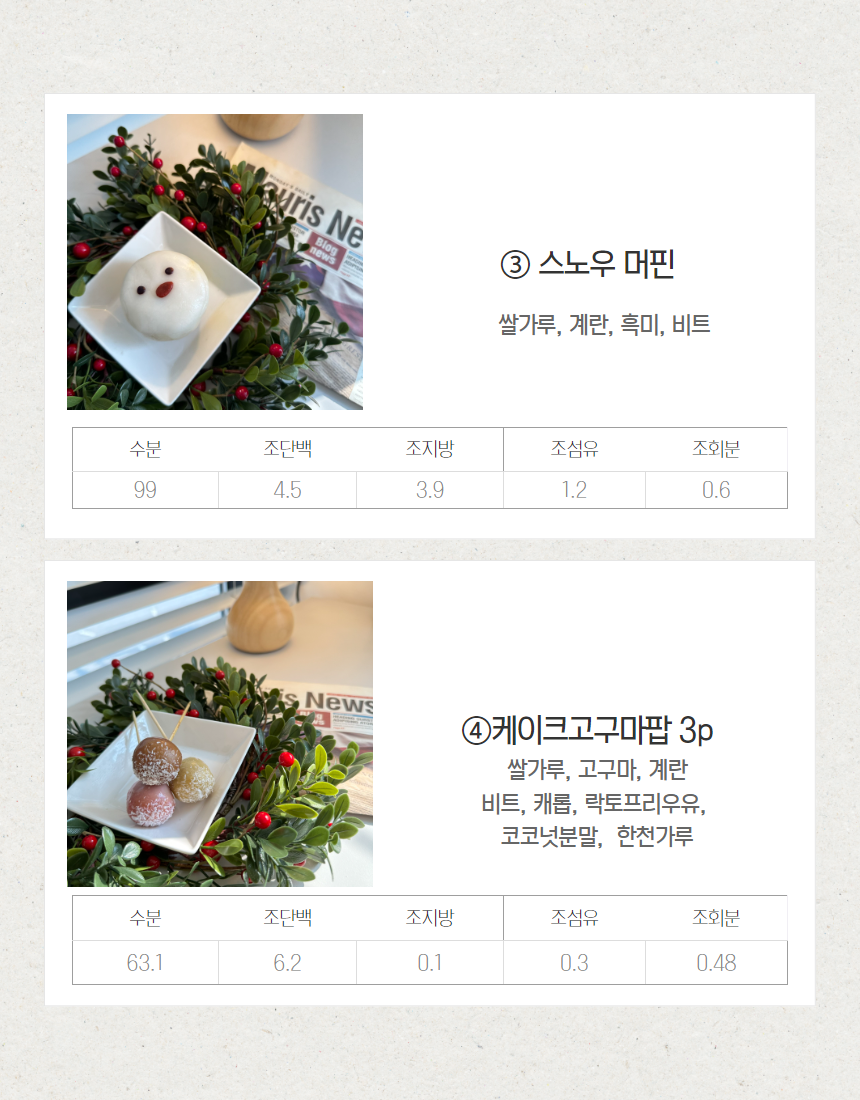[무료배송] 오간식 독 크리스마스 간식 패키지 10번째