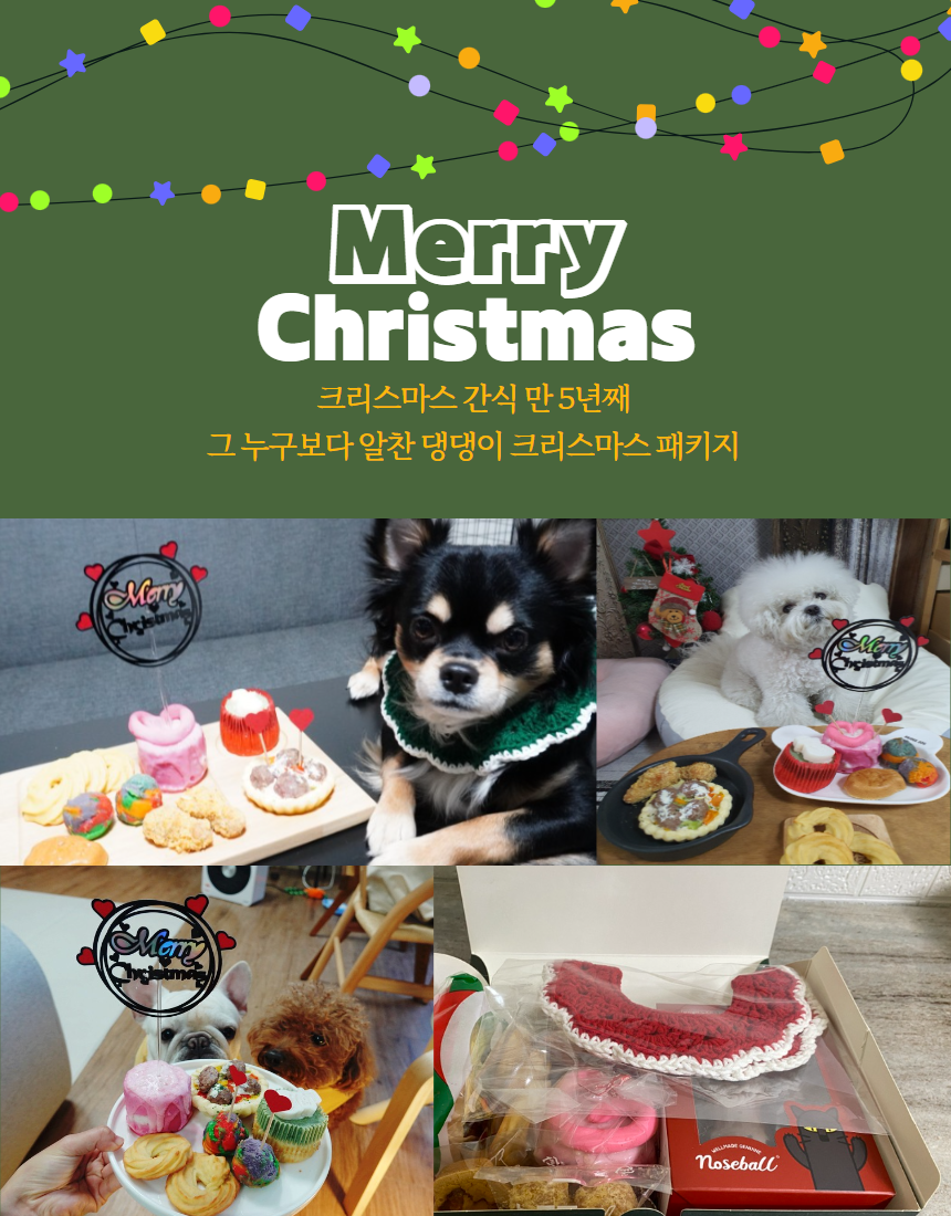 [무료배송] 오간식 독 크리스마스 간식 패키지 4번째