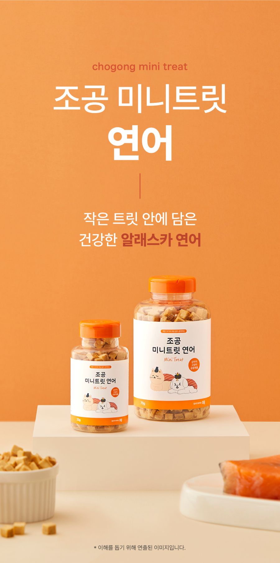 [NEW신상]조공 미니트릿 연어 75g 2번째