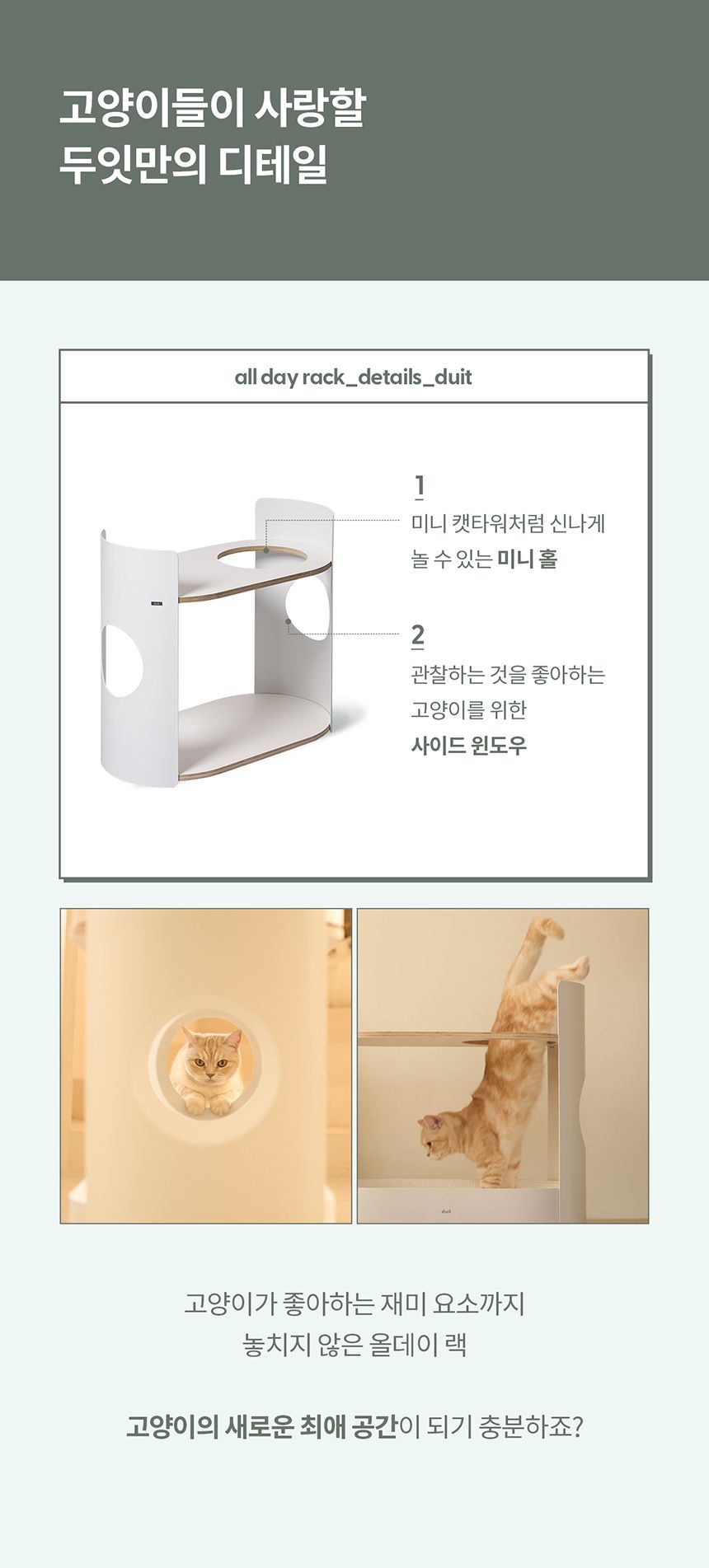 [특가할인][무료배송] 두잇 올데이랙 (스크래쳐 미포함) 11번째
