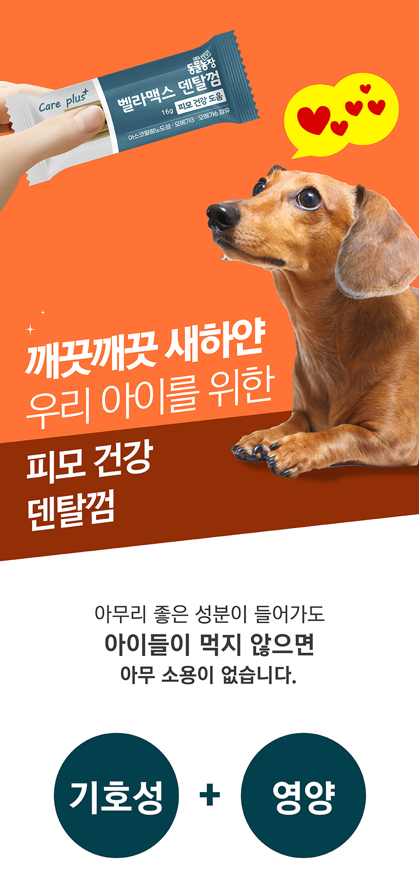벨라맥스 SBS TV 동물농장 덴탈껌 강아지 치석 양치 입냄새 제거 160g 13번째