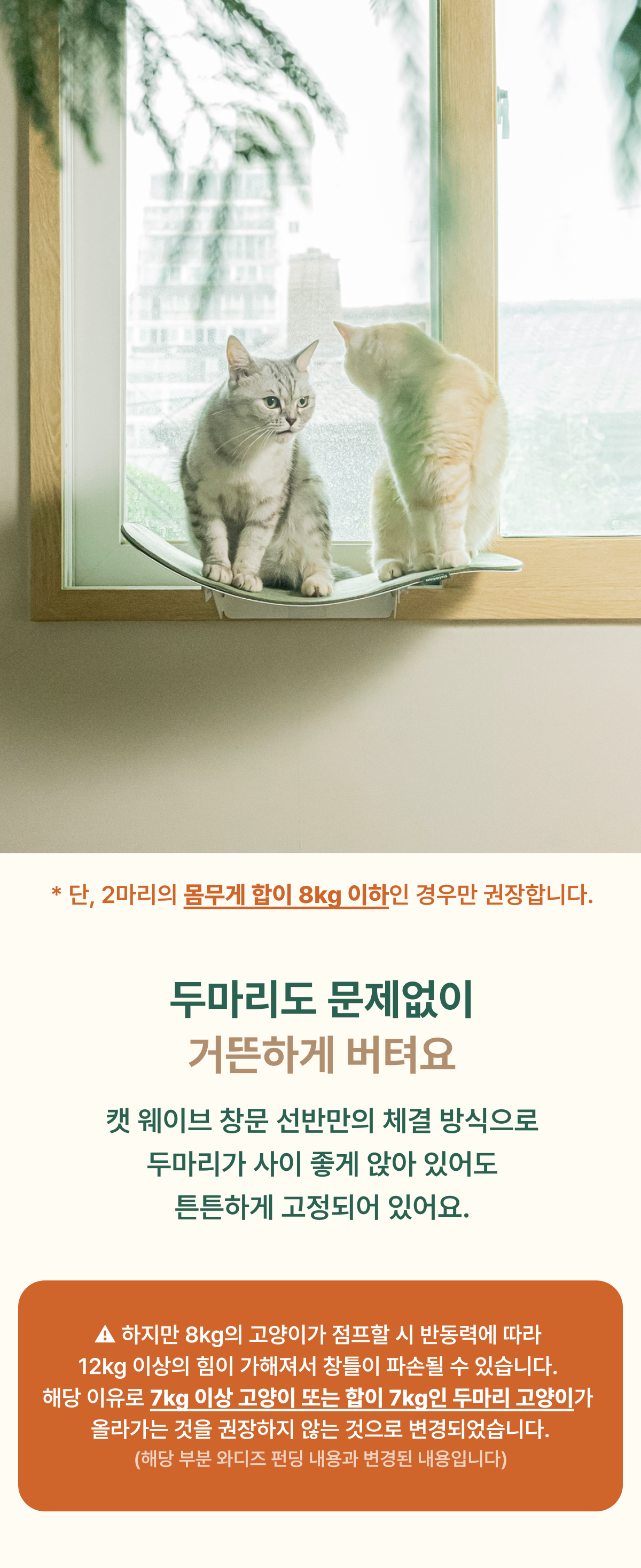 [무료배송] 피도테일 캣 웨이브 창문 해먹 + 벽고정 (매트포함) 버전 1.5 15번째