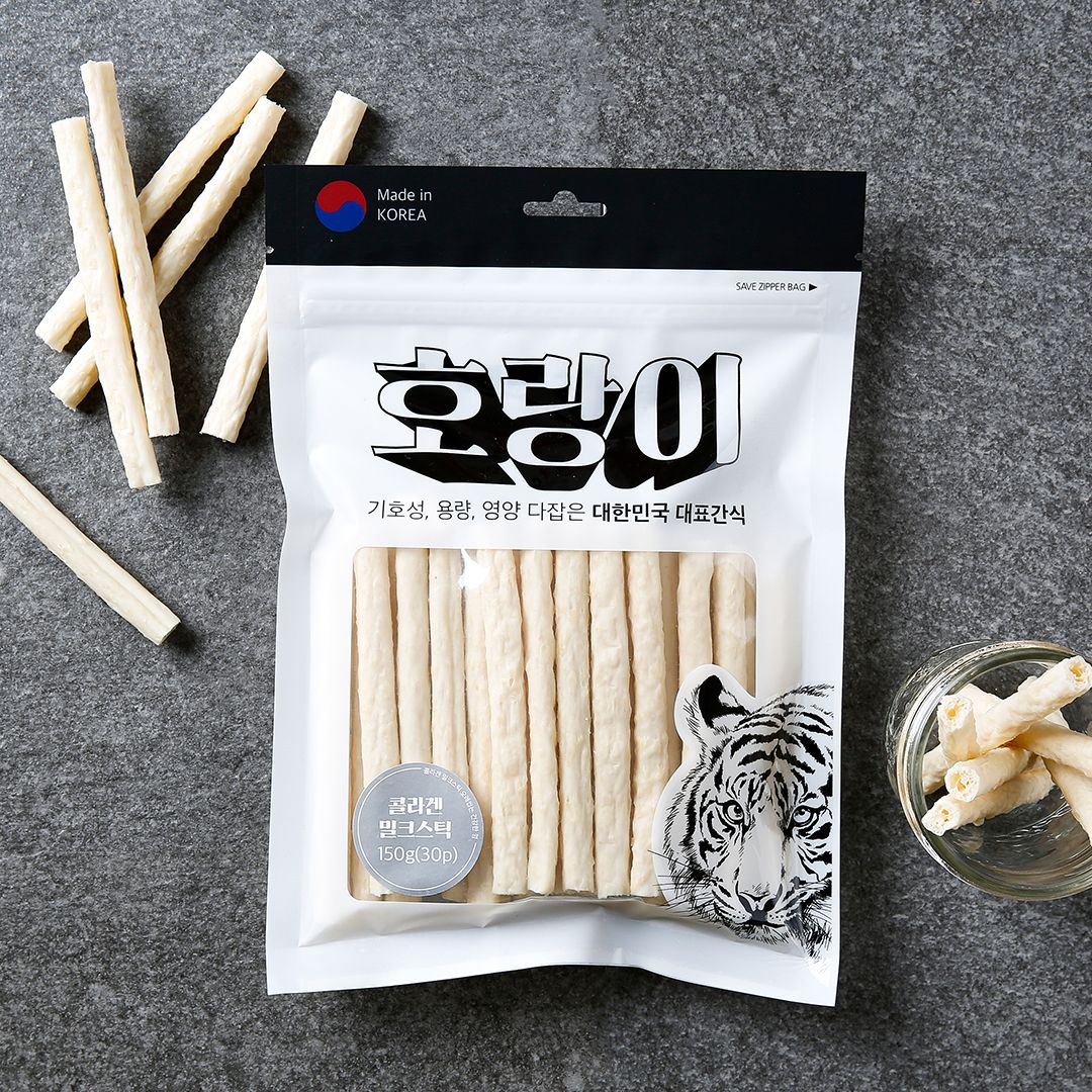 [꽉찬펫프]호랑이 독 콜라겐 밀크스틱 30p 3번