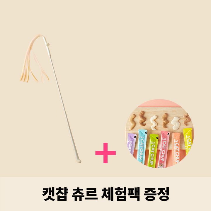 간식증정] 반려일상 고수의 낚시대 스틱 바삭이 - 펫프렌즈