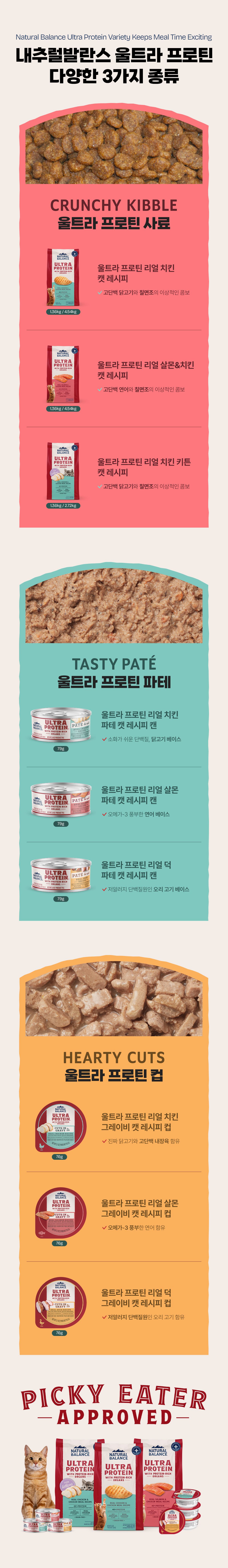 [유통기한임박, 26년3월9일] 내추럴발란스 캣 울트라 프로틴 리얼 치킨 키튼 레시피 1.36kg 3번째