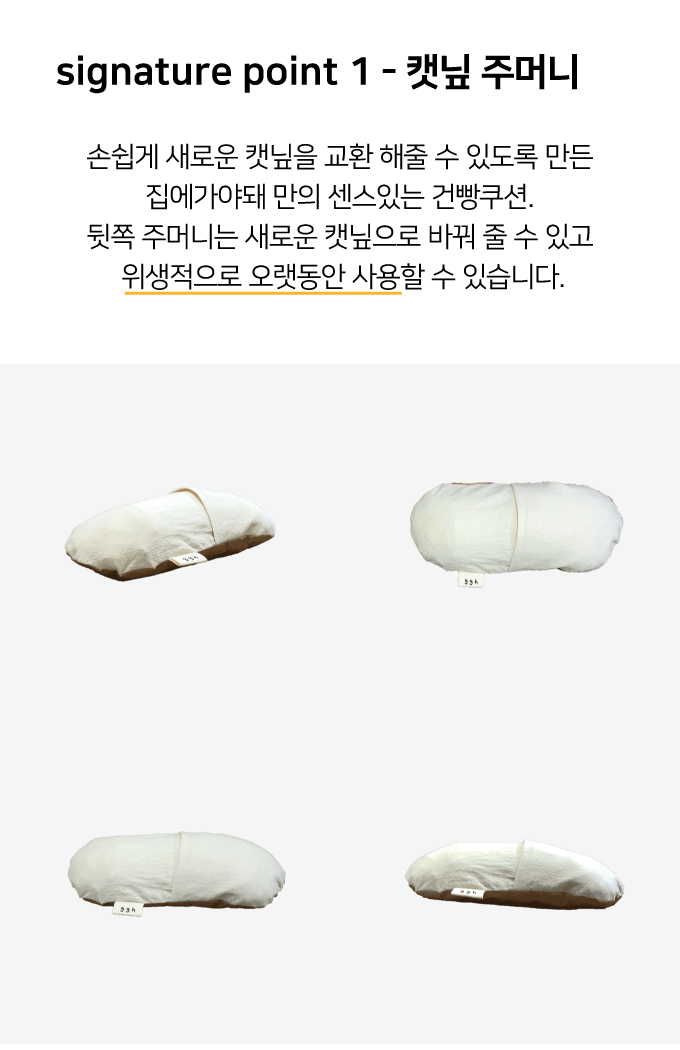 집에가야돼 타이벡 크림빵 캣닢쿠션 3번째