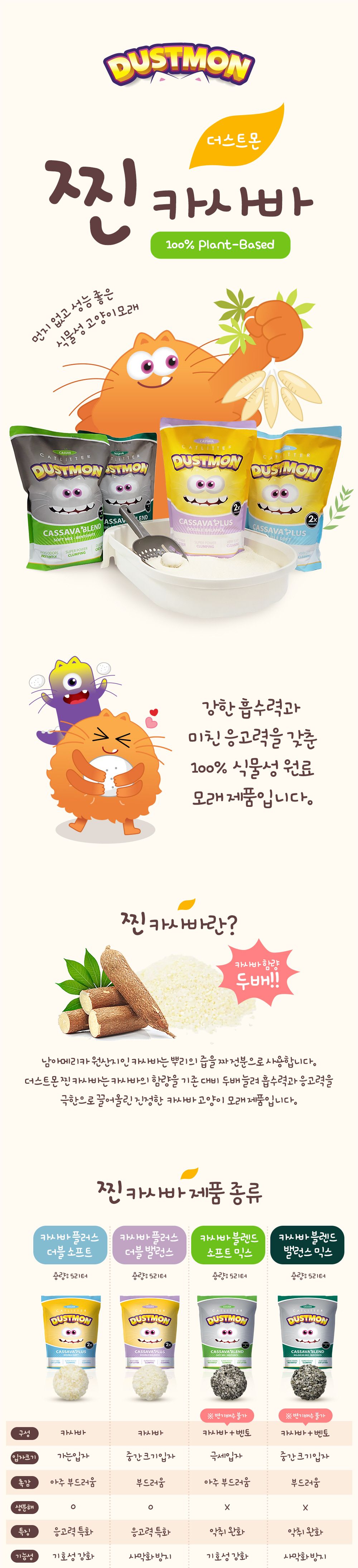 [3개] 더스트몬 카사바블랜드 소프트믹스 5kg 1번째