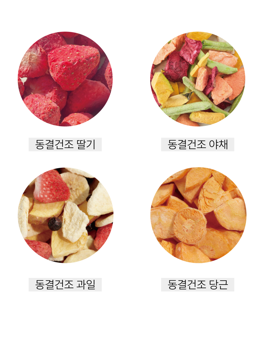 [무료배송] 뽀뽀제과 독 동결건조 과채 4종세트 5번째