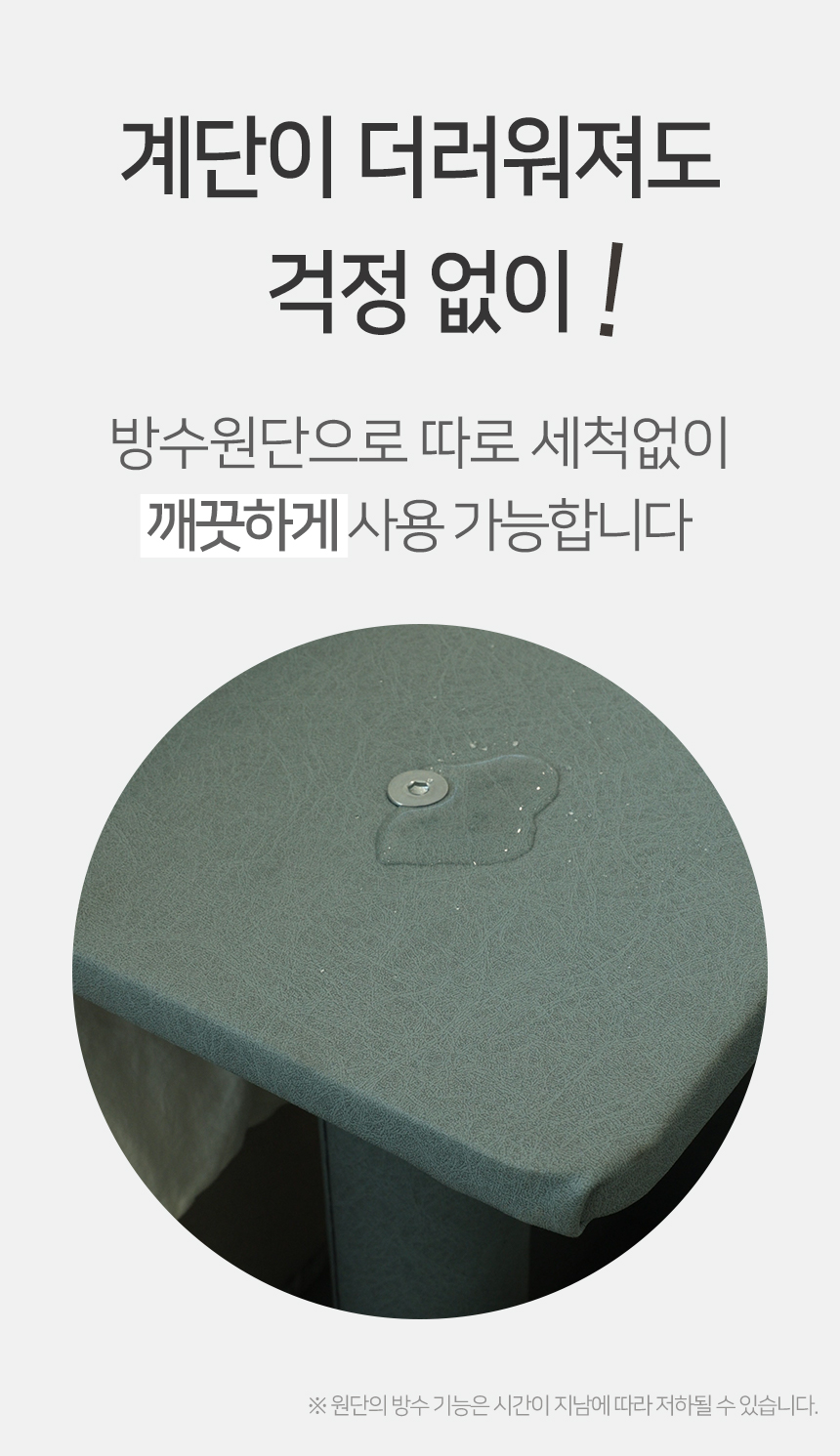 [무료배송] 펫토리아 한탭뚝딱 방수원단 사각 계단 블루그레이 9번째