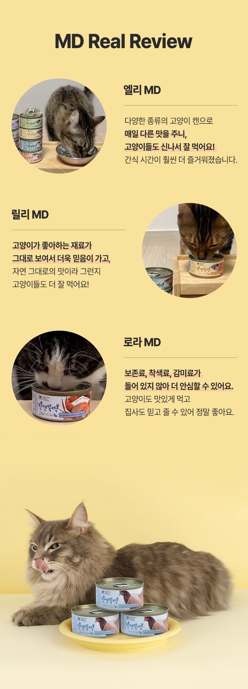 [NEW신상][24개] 펫토리아 한캔뚝딱 프리미엄 영양특식 고양이캔 치킨 85g 9번째