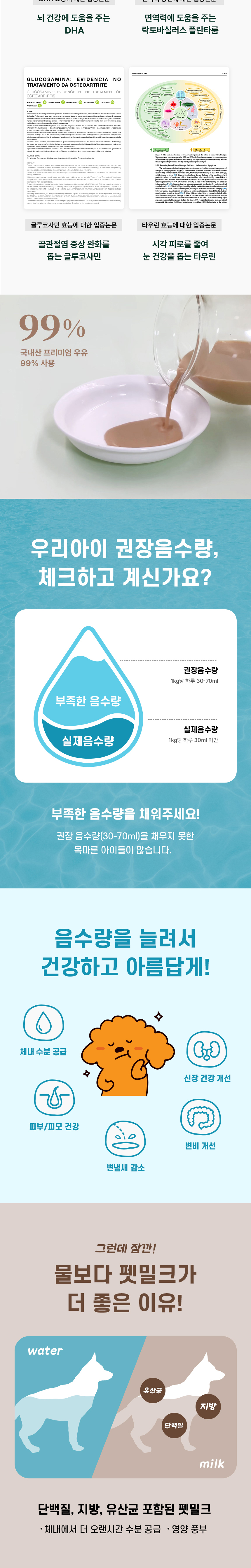 [NEW신상][무료배송] [10개] 데이스포 우리아이 펫밀크 아이즈&조인트 150ml 5번째