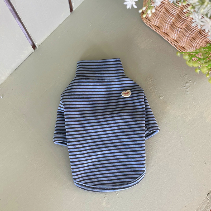 [NEW신상][무료배송] 해피댕댕 단가라폴라티 3종 (블랙,핑크,블루) S-2XL 5번째