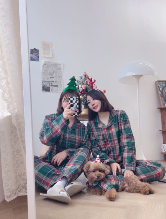[무료배송] 찰리롤리 크리스 체크 파자마 셔츠 그린 S-2XL 9번째