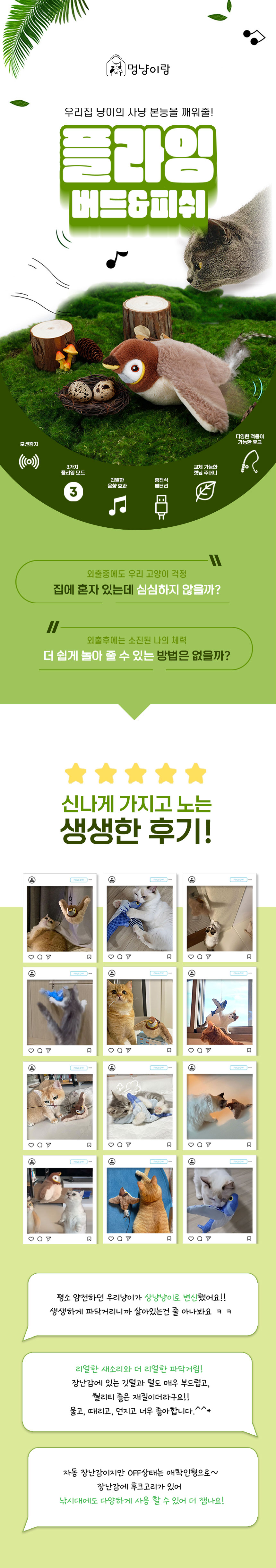 [무료배송] 멍냥이랑 플라잉버드 참새 4번째