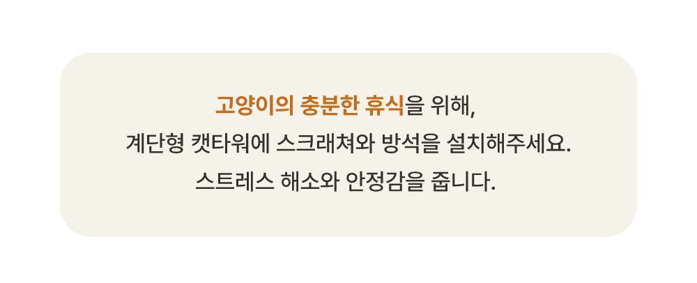 [NEW신상][무료배송] 큐빅스펫 계단형 숨숨집 6단 캣타워 3X3+ 커버 세트 6color  +스크래쳐1장 포함 33번째