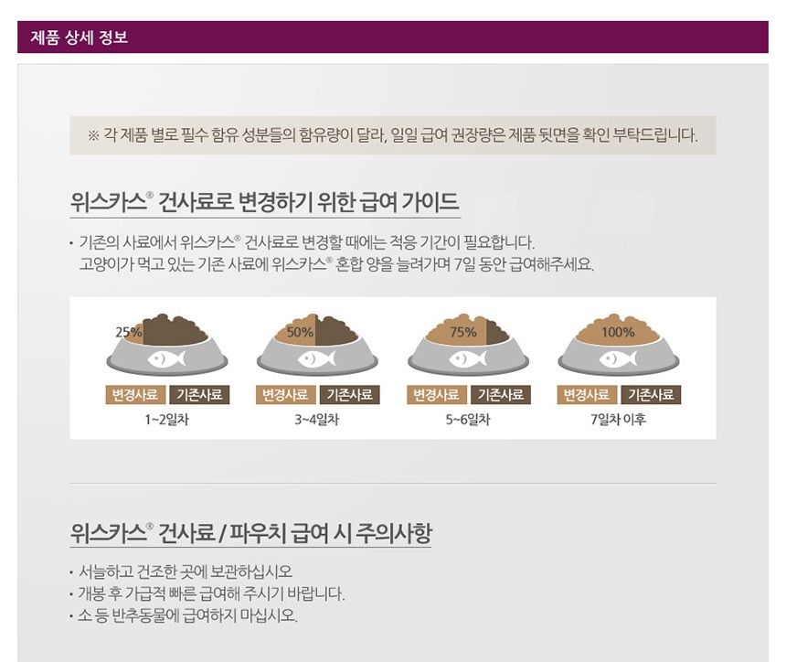 [사료샘플] 위스카스 캣 포켓 닭고기 40g 5번째