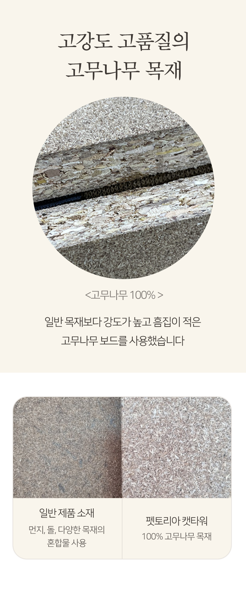 [무료배송] 펫토리아 GP 플랫폼 중형 캣타워 101cm 그레이 7번째