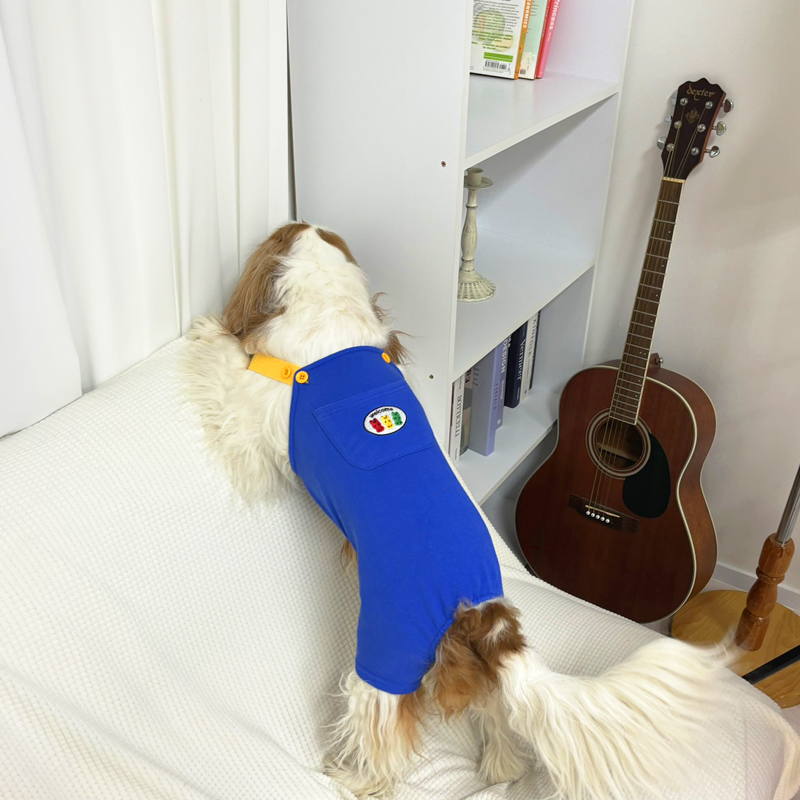 [무료배송] 해피댕댕 꼬마멜빵올인원 S - 2XL 6번째