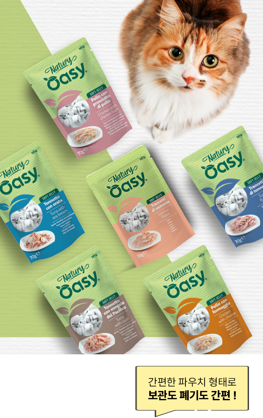 [체험단] 오아지 캣 네츄리 참치&조개 70g 5번째