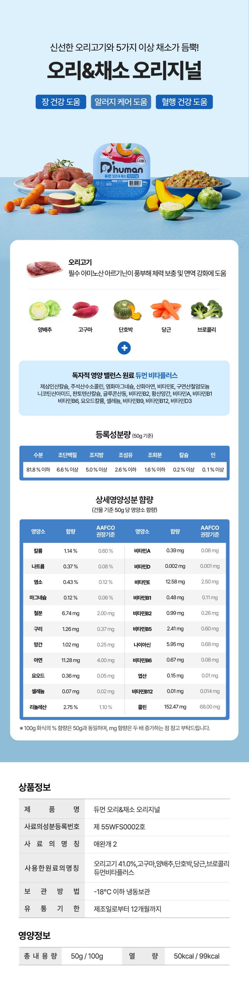 [무료배송] [40팩] 듀먼 독 자연화식 10종*4팩 한달의행복 패키지 50g 19번째