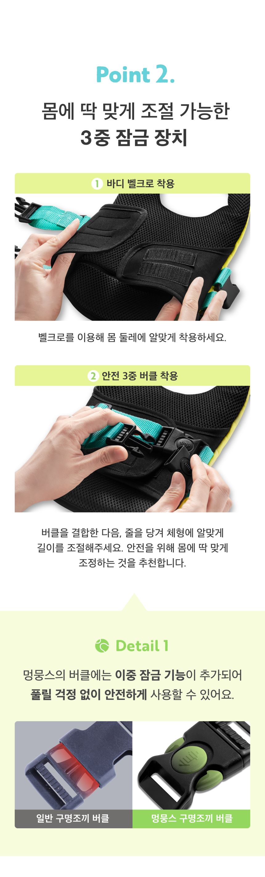 [무료배송] 멍뭉스 물놀이 세이프가드 구명조끼 S-XL 5번째
