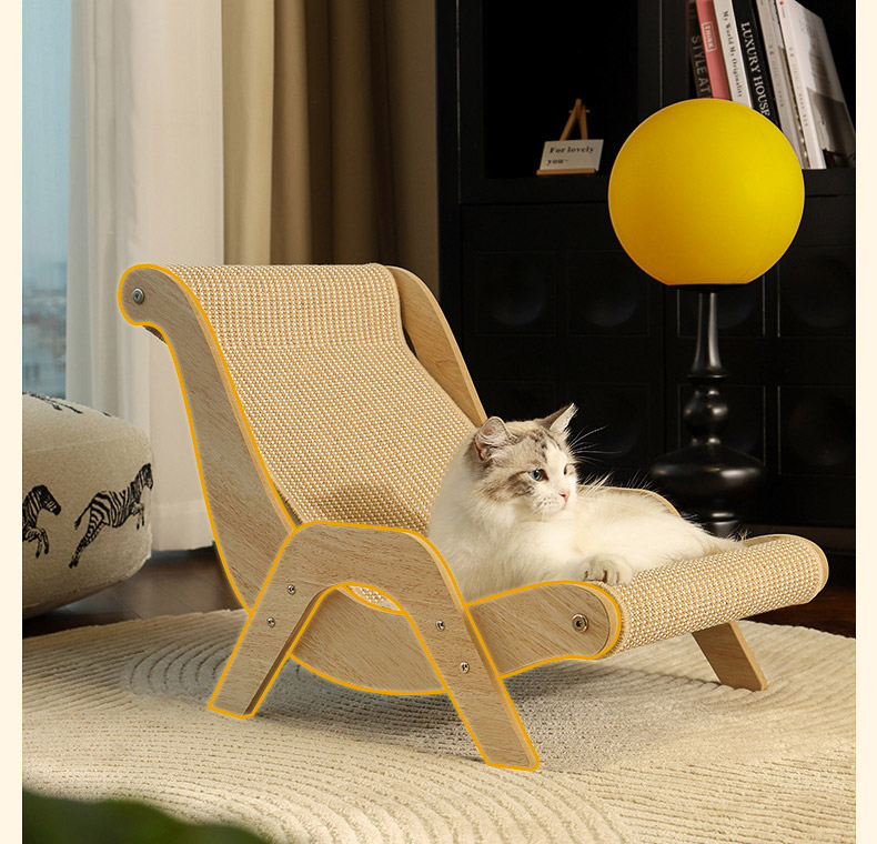 [NEW신상][무료배송] 펫볼루션 원목 프레임 사이잘 소파 스크래쳐 17번째