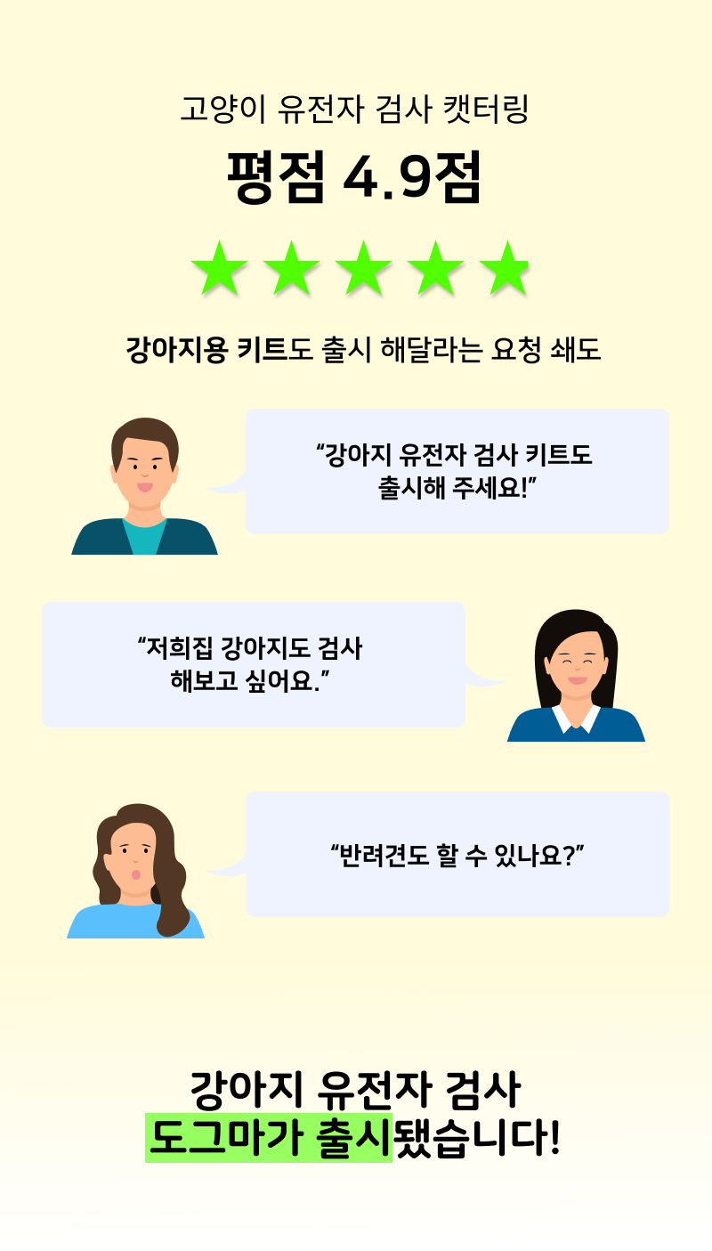[무료배송] 피터페터 도그마 유전병 위험 체크 키트  5번째