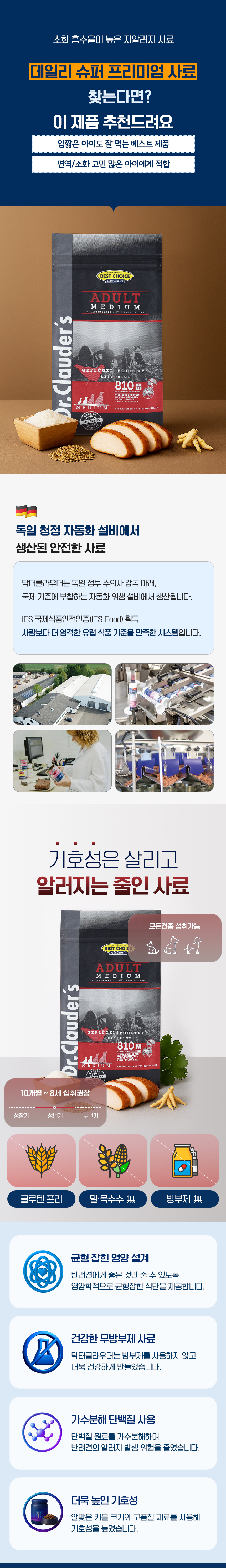 [NEW신상][무료배송] 닥터클라우더 독 어덜트 미디엄 350g 2번째