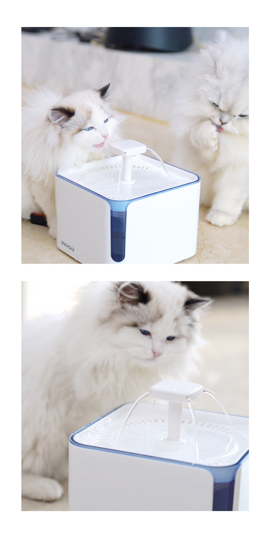 [무료배송] 위고 펫 분수대 자동 급수기 WP3WF 8번째 상세 이미지