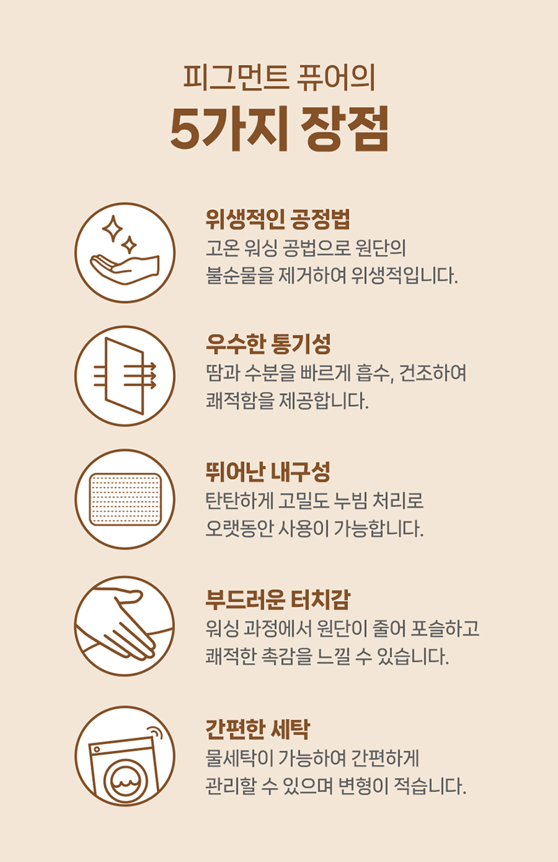 [무료배송] 올웨이즈올펫 순면 누빔 피그먼트 퓨어 사계절 방석 M/L 5번째