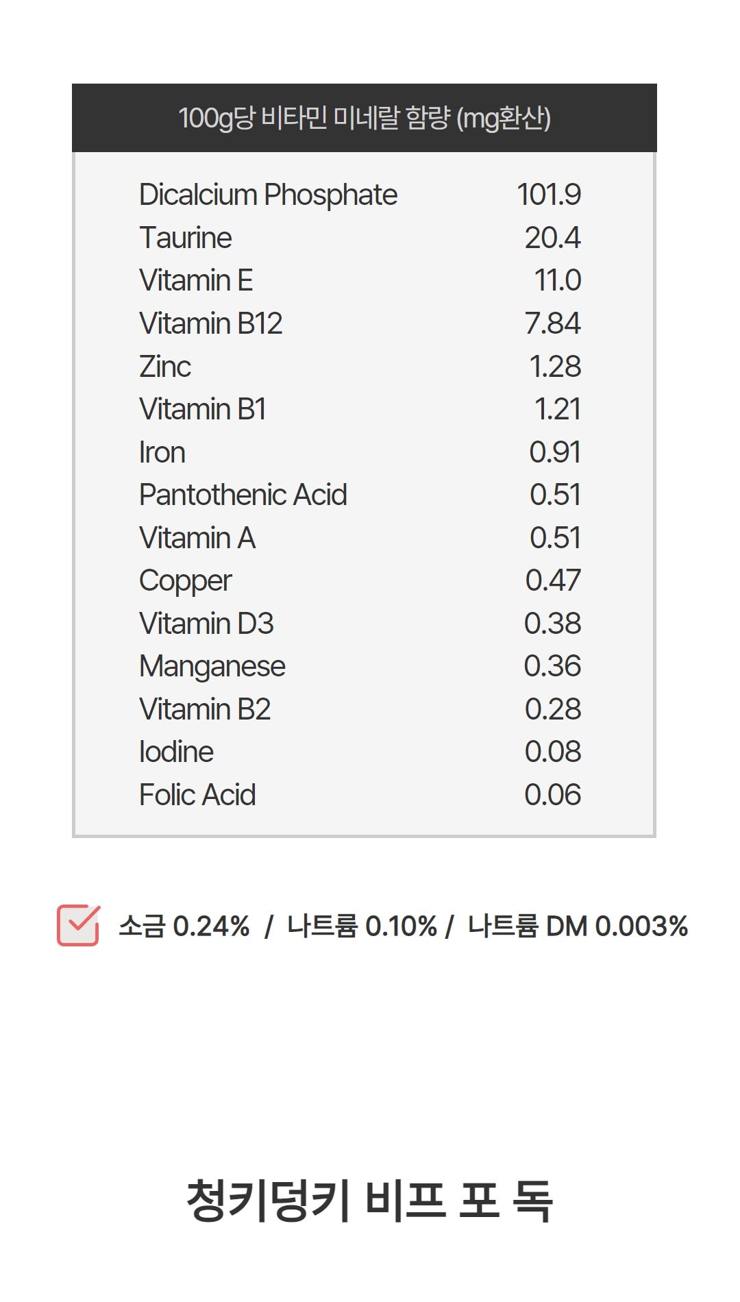 [무료배송] 어나더베이비 독 청키덩키 비프 75g*8p 9번째