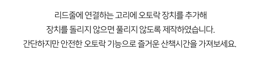 [무료배송] 니즈더펫 인터라켄 오토락 그립 리드줄 8번째