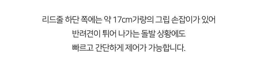 [무료배송] 니즈더펫 인터라켄 오토락 그립 리드줄 14번째