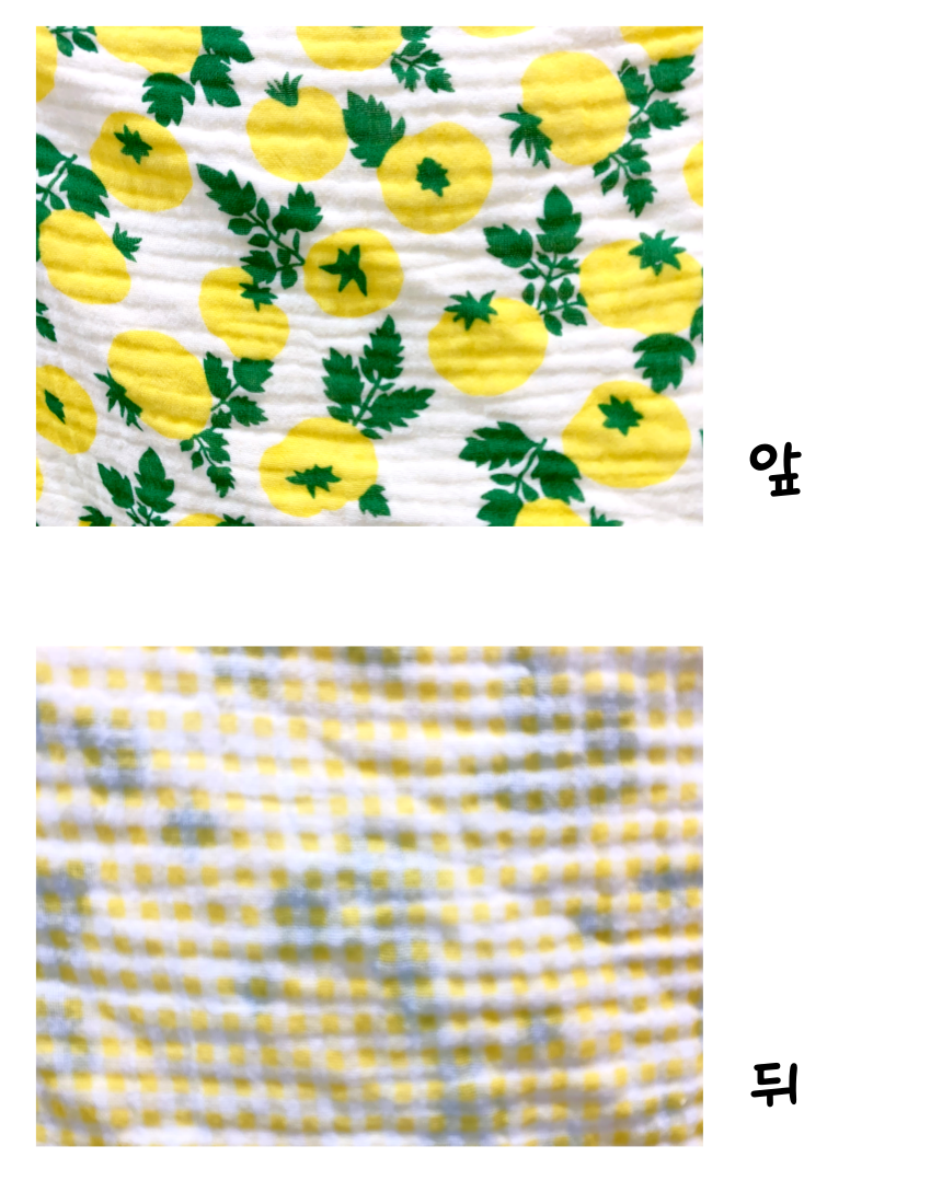 [NEW신상][무료배송] 콩다하우스 옐로우토마토 4중 양면 거즈담요 M/L 8번째