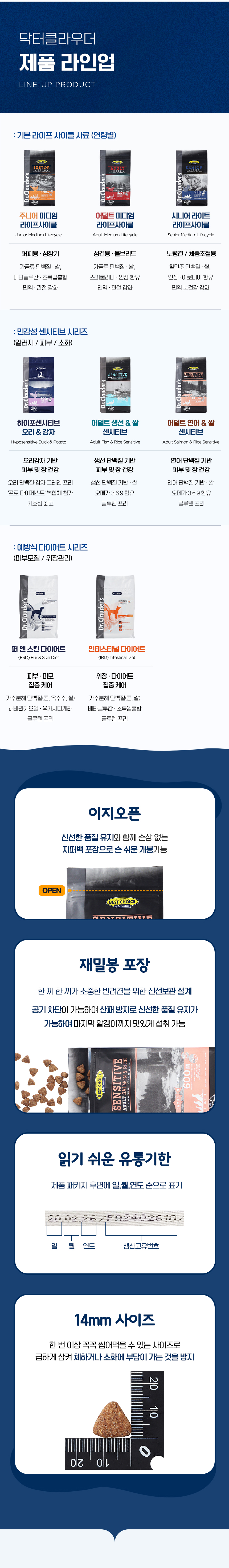 [NEW신상][무료배송] 닥터클라우더 독 연어&쌀 1.4kg (350g*4ea) 5번째