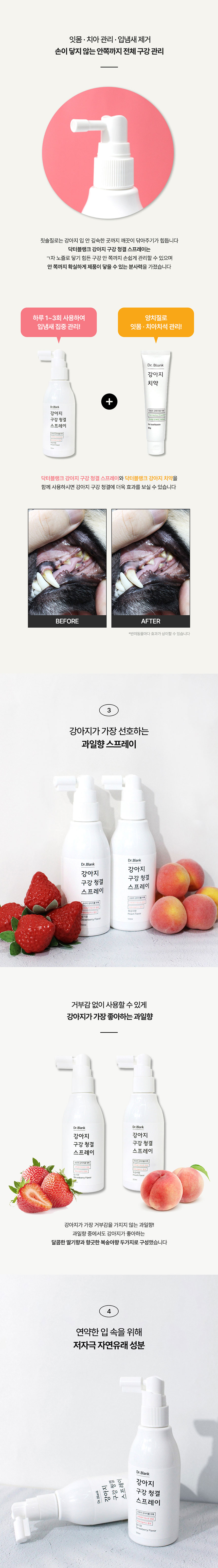 [무료배송] 닥터블랭크 독 구강청결 스프레이 6종 4번째
