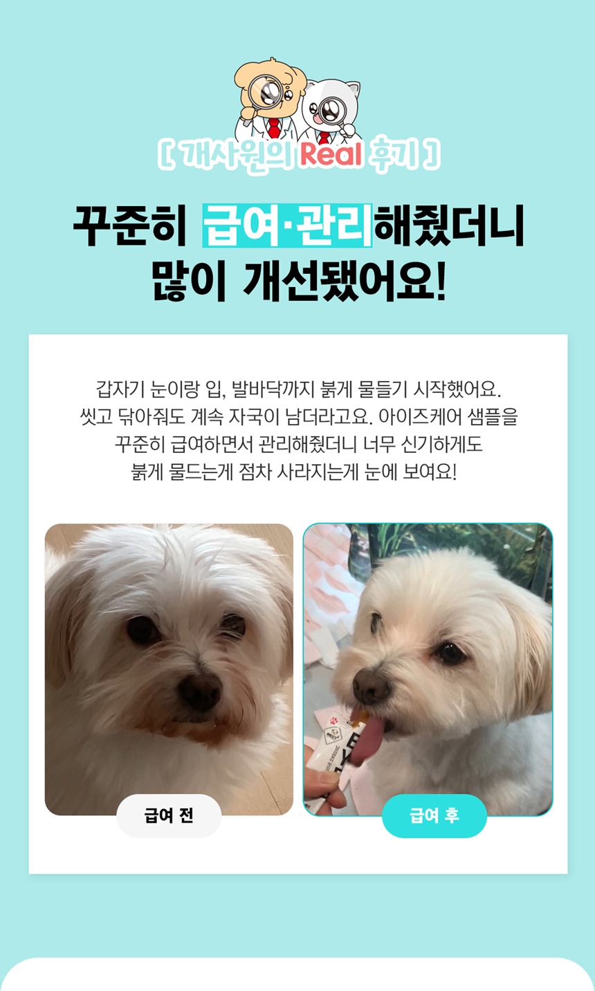 [무료배송] 아띠지기 독 아이즈케어 영양제 8g*30p 9번째