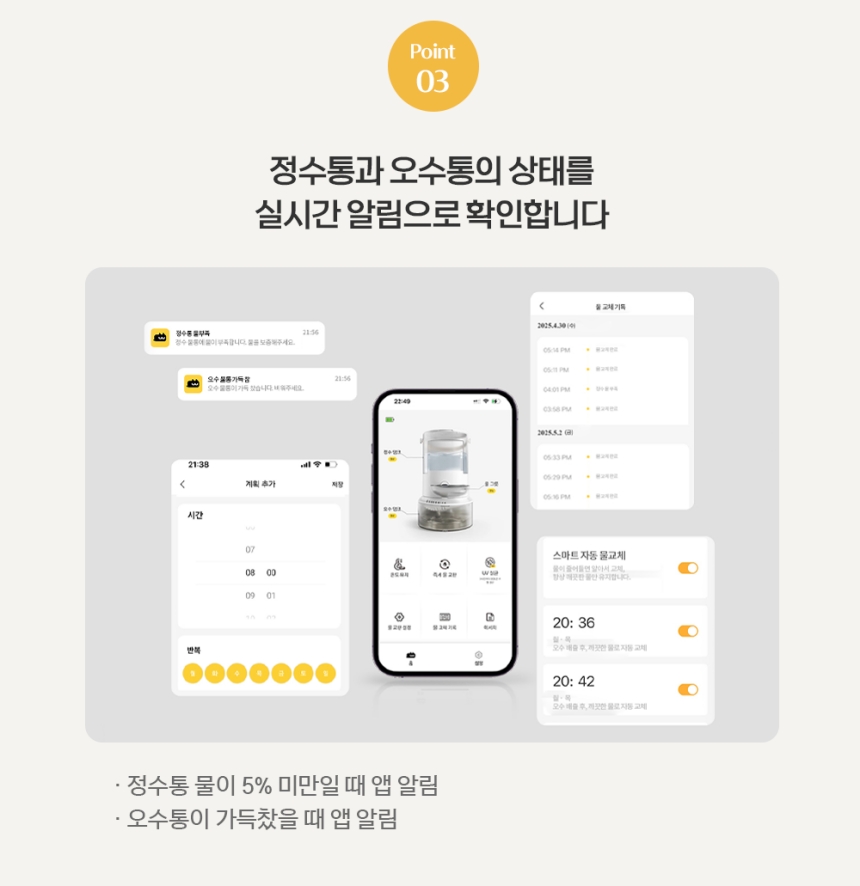 [NEW신상][무료배송] 묘향가 필터제로 ai센서 무선무소음 자동급수기 15번째