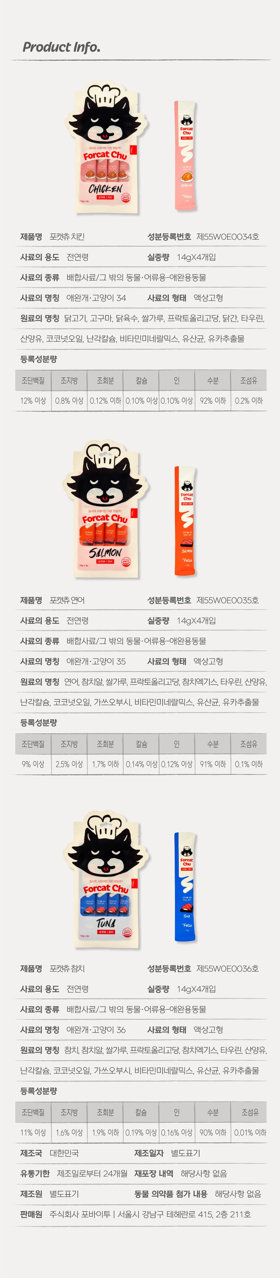 닥터펠리스 캣 포캣츄 연어 14g*4p 19번째