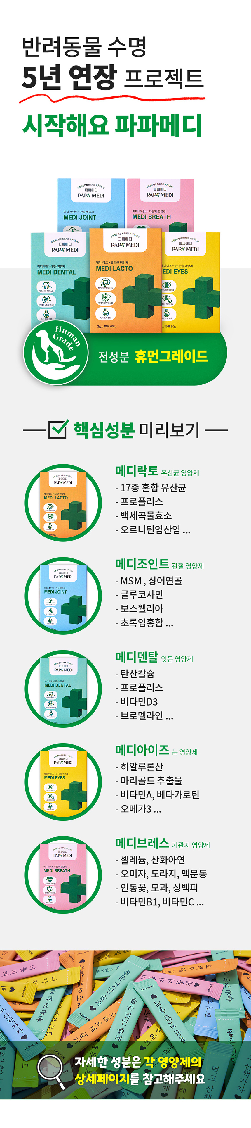 [무료배송] 파파메디 영양제 5종 패키지 4번째